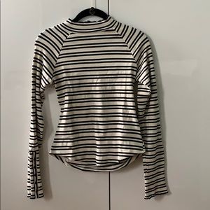 Free People – Sunday Afternoon Striped Cutout Top